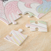 ヴィンテージスタイルフラワーズ信仰パズル ジグソーパズル (側面)