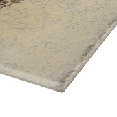 ヴィンテージスタイルフランスのカントリー素朴バーンドスター カッティングボード (角)