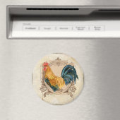 ヴィンテージスタイルフランスのカントリー素朴バーンドスター マグネット (インサイチュ (食洗機))