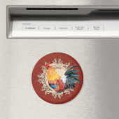 ヴィンテージスタイルフランスのカントリー素朴バーンドスター マグネット (インサイチュ (食洗機))