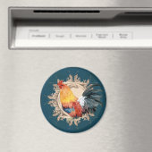 ヴィンテージスタイルフランスのカントリー素朴バーンドスター マグネット (インサイチュ (食洗機))