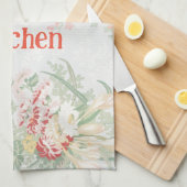 ヴィンテージスタイルフローラママのキッチンディッシュタオル キッチンタオル (四つ折り)