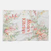 ヴィンテージスタイルフローラママのキッチンディッシュタオル キッチンタオル (横)