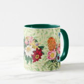 ヴィンテージスタイルフローラ花束マグカップ マグカップ (正面右)