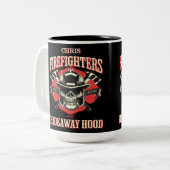 ヴィンテージスタイルフード消防士 ツートーンマグカップ (正面左)