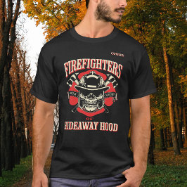 ヴィンテージスタイルフード消防士 Tシャツ