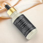 ヴィンテージスタイルブラックドロッパーボトルラベル ラベル