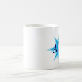 ヴィンテージスタイルブルースターカスタムウィズモノグラム コーヒーマグカップ (中央)