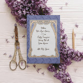 ヴィンテージスタイルブルーベル花 – イエローカード