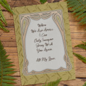 ヴィンテージスタイルブルーベル花 – ブルーカード