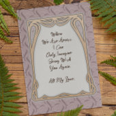 ヴィンテージスタイルブルーベル花 – ブルーカード