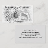 ヴィンテージスタイルプロフェッショナルビーキーパー名刺 名刺 (正面/裏面)