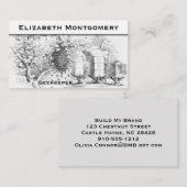 ヴィンテージスタイルプロフェッショナルビーキーパー名刺 名刺 (正面/裏面)