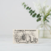 ヴィンテージスタイルプロフェッショナルビーキーパー名刺 名刺 (スタンド正面)