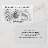 ヴィンテージスタイルプロフェッショナルビーキーパー名刺 名刺 (正面/裏面)