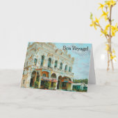 ヴィンテージスタイルホテルアートバケーションウィズカード カード (黄色い花)