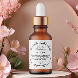 ヴィンテージスタイルホワイトドロッパーボトルラベル ラベル