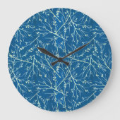 ヴィンテージスタイルボタニ離れカルシグズ ラージ壁時計 (正面)