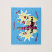 ヴィンテージスタイルボーリングチーム ジグソーパズル (縦)