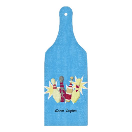 ヴィンテージスタイルボーリング カッティングボード (正面)