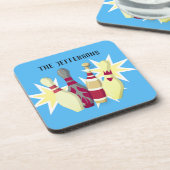 ヴィンテージスタイルボーリング コースター (左側)