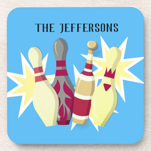 ヴィンテージスタイルボーリング コースター (正面)