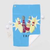 ヴィンテージスタイルボーリング ゴルフタオル (インサイチュ)