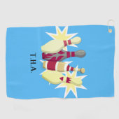 ヴィンテージスタイルボーリング ゴルフタオル (横)