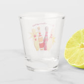 ヴィンテージスタイルボーリング ショットグラス (裏面)