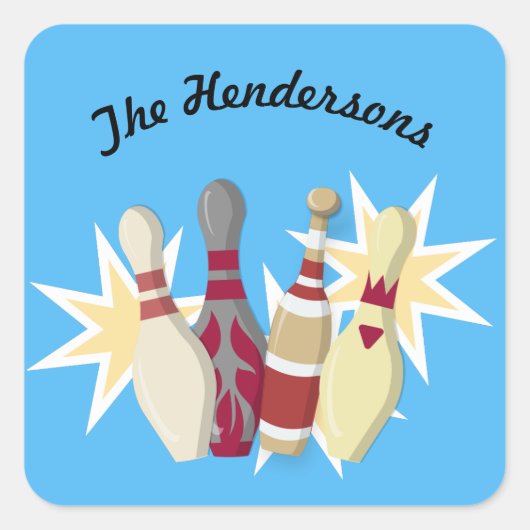 ヴィンテージスタイルボーリング スクエアシール (正面)