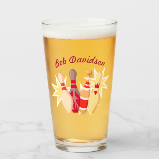 ヴィンテージスタイルボーリング タンブラーグラス (ドリンク正面)