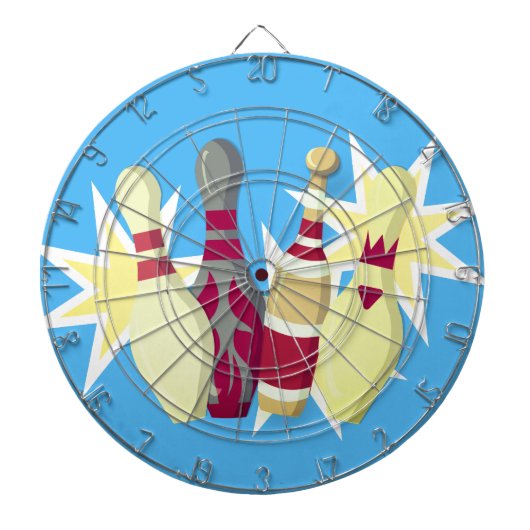 ヴィンテージスタイルボーリング ダーツボード (正面)