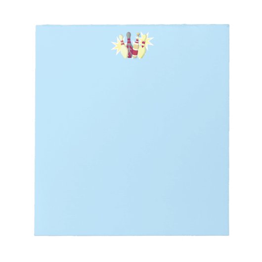 ヴィンテージスタイルボーリング ノートパッド (正面)