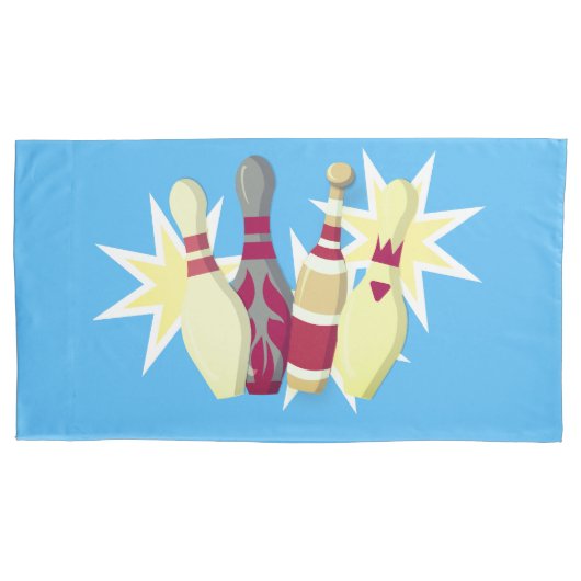 ヴィンテージスタイルボーリング 枕カバー (正面)