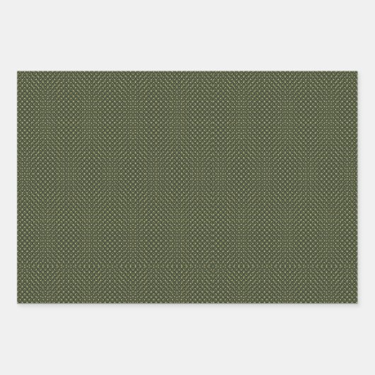 ヴィンテージスタイルポインセチア素朴クリスマス ラッピングペーパーシート (正面2)