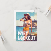 ヴィンテージスタイルポイントルックアウトトラベル カード (正面/裏面インサイチュ)