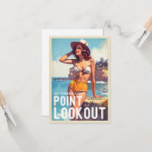 ヴィンテージスタイルポイントルックアウトトラベル カード (正面/裏面インサイチュ)