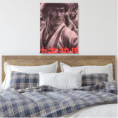 ヴィンテージスタイルポスター&キャンバスカンフー熱 キャンバスプリント (インサイチュ (寝室))