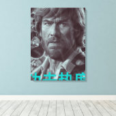 ヴィンテージスタイルポスター&キャンバスカンフー熱 キャンバスプリント (インサイチュ (ウッドフロア))