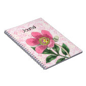 ヴィンテージスタイルポピーフラワージャーナル ノートブック (右側)