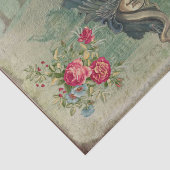 ヴィンテージスタイルマスク，花，ティータイム 薄葉紙 (詳細)