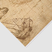 ヴィンテージスタイルマップ（列車、熱気球） 薄葉紙 (詳細)
