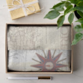 ヴィンテージスタイルマップ（羅針盤あり） 薄葉紙 (ギフト)