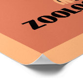 ヴィンテージスタイルミュンヘン動物園 ポスター (角)