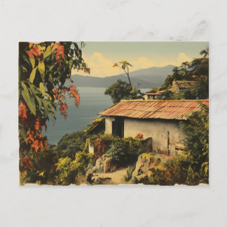 ヴィンテージスタイルメキシコ通りはがき シーズンポストカード