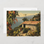 ヴィンテージスタイルメキシコ通りはがき シーズンポストカード (正面/裏面)