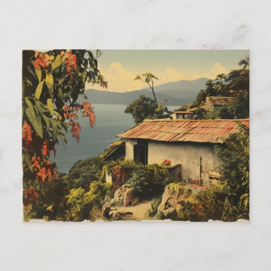 ヴィンテージスタイルメキシコ通りはがき シーズンポストカード (正面)