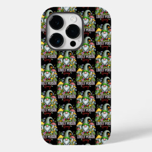 ヴィンテージスタイルラブリー格言とマッシュルームアート Case-Mate iPhone 14 PROケース