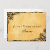 ヴィンテージスタイルラブ引用文日付の保存 案内ポストカード (正面/裏面)