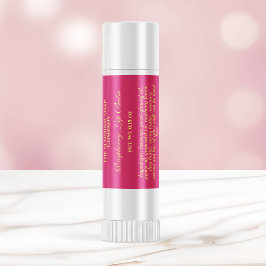 ヴィンテージスタイルリップバーム管ラベル – ピンク スクエアシール